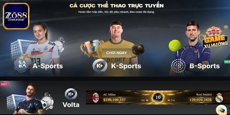 Tổng quan chuyên mục thể thao Zo88