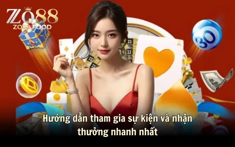 Hướng dẫn tham gia sự kiện và nhận thưởng nhanh nhất